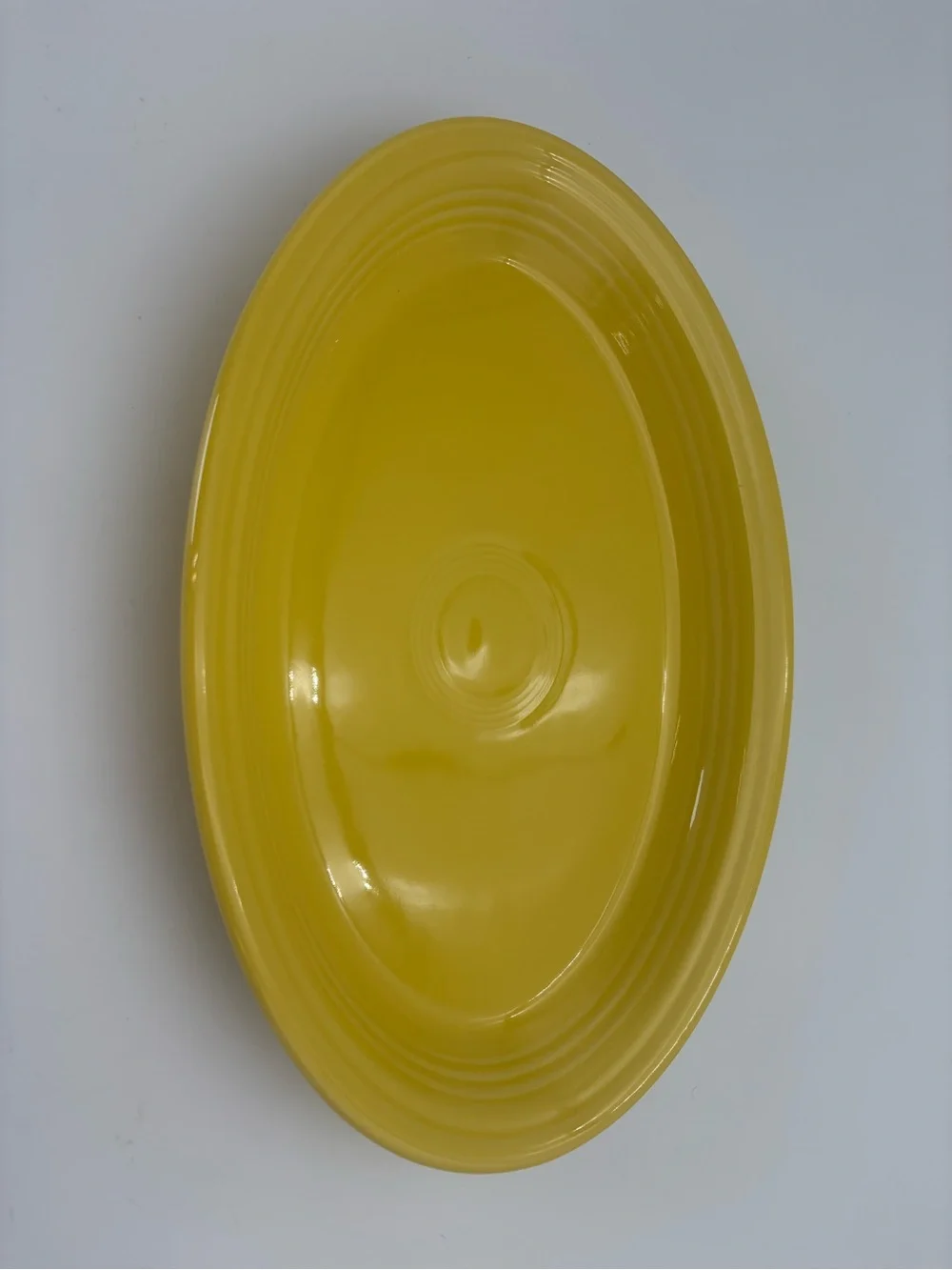 Fiesta by Homer Laughlin Bright Yellow Oval Serving Platter - 13.5”